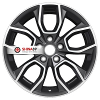 7*17 5*114,3 ET45 67,1 Khomen Wheels KHW1713 Black-FP