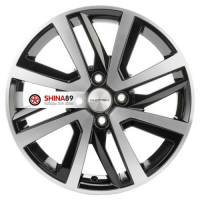 6*16 4*100 ET41 60,1 Khomen Wheels KHW1609 Black-FP
