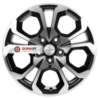 6,5*17 5*114,3 ET50 66,1 Khomen Wheels KHW1711 Black-FP