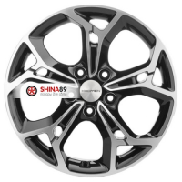 7*17 5*114,3 ET50 67,1 Khomen Wheels KHW1702 Black-FP