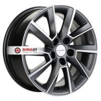 6*15 5*100 ET38 57,1 Khomen Wheels KHW1507 Gray-FP