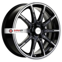 6,5*17 4*100 ET41 60,1 Khomen Wheels KHW1707 Black-FP