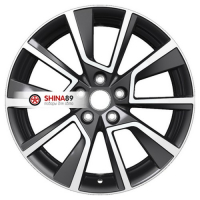 7*18 5*114,3 ET37 66,5 Khomen Wheels KHW1802 Black-FP