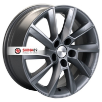6*15 5*100 ET40 57,1 Khomen Wheels KHW1507 Gray (Polo)