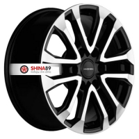 7,5*18 6*139,7 ET45 93,1 Khomen Wheels KHW1805 Black-FP