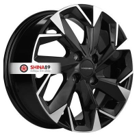 5,5*14 4*100 ET38 67,1 Khomen Wheels KHW1402 Black-FP (Accent/Getz/i20)