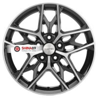 7*17 5*108 ET50 63,35 Khomen Wheels KHW1709 Black-FP