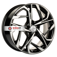 7*17 5*110 ET40 67,1 Khomen Wheels KHW1716 Black-FP
