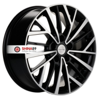 7*17 5*114,3 ET37 66,5 Khomen Wheels KHW1717 Black-FP