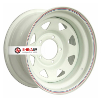 8*16 5*139,7 ET-19 110 Off-Road Wheels УАЗ (треуг. мелкий) Белый