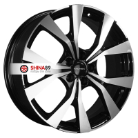 7*19 5*114,3 ET49 60,1 Khomen Wheels KHW1906 Black-FP