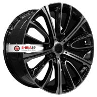 9,5*19 5*120 ET38 72,56 PDW 5241 Gloss Black Machine Face