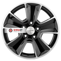 6,5*16 5*110 ET45 67,1 Khomen Wheels KHW1601 Black-FP