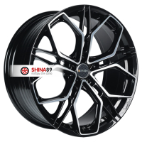 8,5*20 5*108 ET45 63,4 INCH FA8534 Gloss Black Machined Face