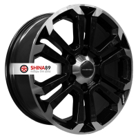 7,5*18 6*139,7 ET45 93,1 Khomen Wheels KHW1817 Black-FP